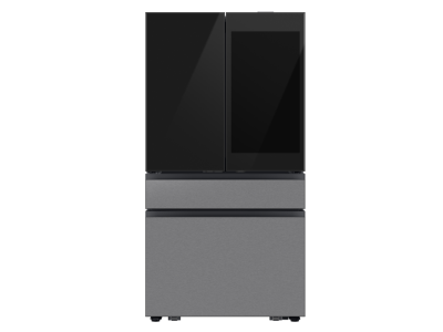 36" Samsung 29 Cu. Ft. Bespoke AI 4-Door French Door Refrigerator - RF90F29AECRAC