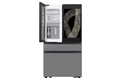 36" Samsung 23 Cu.Ft. Bespoke AI 4-Door French Door Refrigerator - RF90F23AECRAC