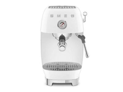 SMEG 50's Style Espresso Manual Coffee Machine - ECF03WHUS