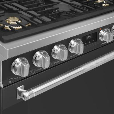 36" SMEG Freestanding Gas Range with 6 Sealed Burners - SPR36UGGAN