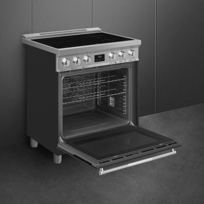 30" SMEG Professional Freestanding Induction Range - SPR30UIMANX