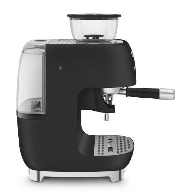 SMEG 50's Style Manual Coffee Machine with Grinder - EGF03BLMUS