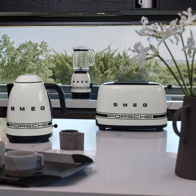 SMEG 50's Retro Style Aesthetic 2x2 Slice Toaster - TSF01PCWUS