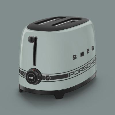 SMEG 50's Retro Style Aesthetic 2x2 Slice Toaster - TSF01PSGUS