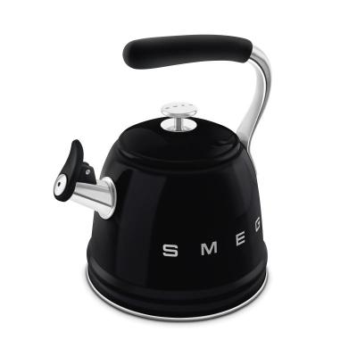 SMEG 2.3L 50's Style Stovetop whistling kettle - WKF01BL
