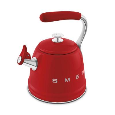 SMEG 2.3L 50's Style Stovetop whistling kettle - WKF01RD