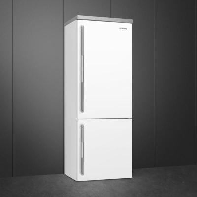 27" SMEG SPR Bottom Mount Freestanding Refrigerator in White - BM27URMW