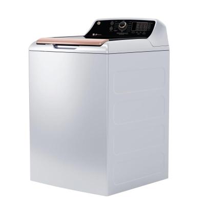 27" GE 5.3 Cu. Ft. Top Load Washer White And Rosegold - GTW690BMYWR