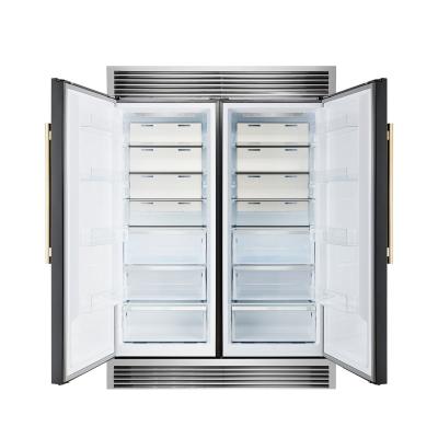 60" Forno 27.2 Cu. Ft. Maderno Convertible Refrigerator/Freezer in Black - FFFFD1722-60SG-BLK
