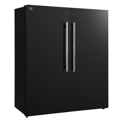 60" Forno 27.2 Cu. Ft. Maderno Convertible Refrigerator/Freezer in Black - FFFFD1722-60SG-BLK