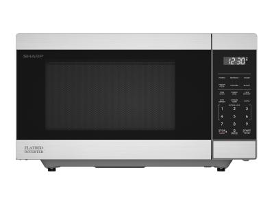Sharp Flatbed Countertop Microwave Oven with Inverter Technology - SMC1174KSC