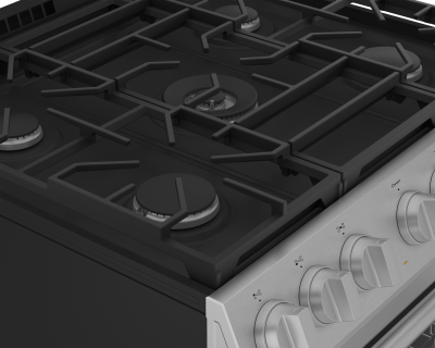 30" Blomberg 5.2 Cu. Ft. Full Depth Slide-In Gas Range - BGR30524SS