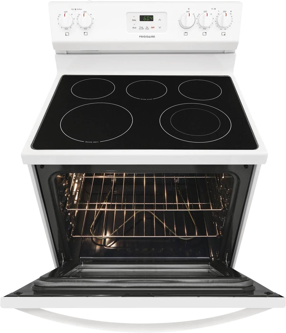 Frigidaire FCRE305CAW 30 5.3 Cu. Ft. Free Standing Electric Range W
