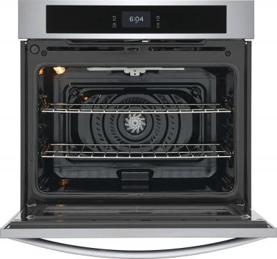 30" Frigidaire 5.3 Cu. Ft. Single Electric Wall Oven With Fan Convection In Stainless Steel - FCWS3027AS
