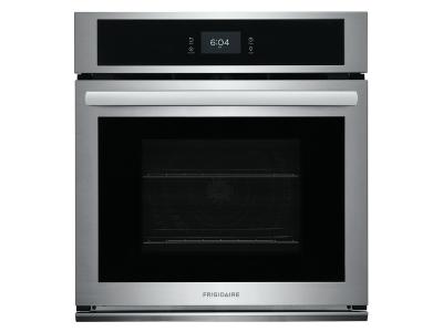 27" Frigidaire 3.8 Cu. Ft. Single Electric Wall Oven With Fan Convection In Stainless Steel - FCWS2727AS