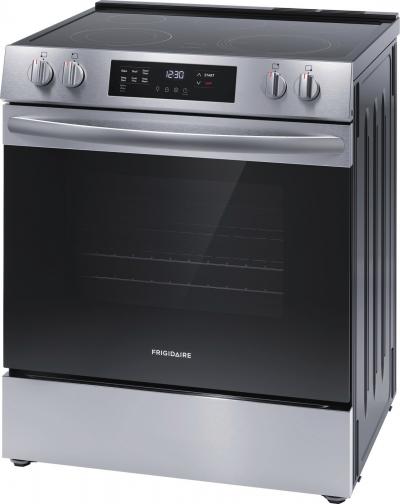 30" Frigidaire 5.3 Cu. Ft. Front Control Electric Range in Stainless Steel - FCFE306CAS