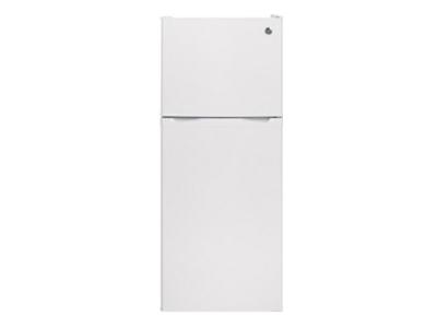 24" GE 11.55 Cu. Ft. Top-Freezer No-Frost Refrigerator - GPE12FGKWW