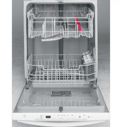 24" GE Built-In Tall Tub Dishwasher with Hidden Controls - GDT605PGMWW