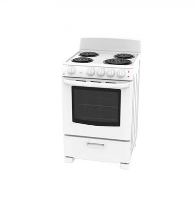 24" GE 2.9 Cu. Ft. Free Standing Electric Standard Clean Range - JCAS300DMWW