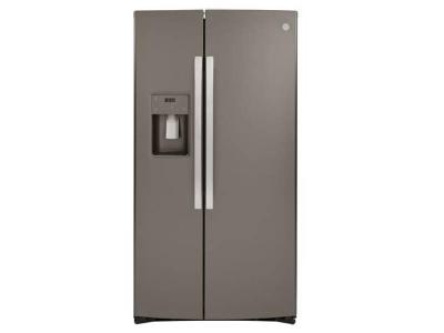 36" GE 25.1 Cu. Ft. Side-By-Side Refrigerator - GSS25IMNES