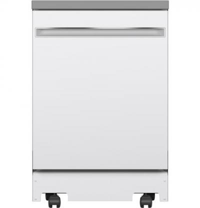 24" GE Portable Dishwasher  With Fully Integrated Controls And Energy Star Qualified - GPT225SGLWW