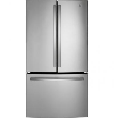 36" GE 27.0 Cu. Ft. Fingerprint Resistant French-Door Refrigerator - GNE27JYMFS