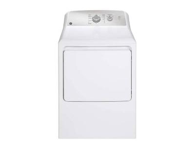 27" GE 6.2 Cu. Ft. Capacity Top Load Electric Dryer in White - GTX33EBMRWS