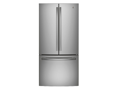 30" GE 20.8 Cu. Ft. French Door Refrigerator In Fingerprint Resistant Stainless Steel - GNE21DYRKFS