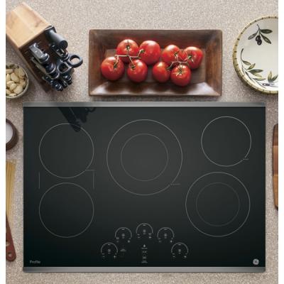 30" GE Profile Electric Cooktop with Built-In Touch Control - PP9030SJSS