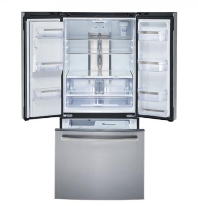 33" GE Profile 17.5 Cu. Ft. Counter Depth French Door Ice And Water Refrigerator - PYE18HSLKSS