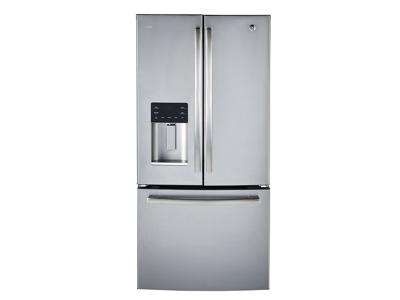 33" GE Profile 17.5 Cu. Ft. Counter Depth French Door Ice And Water Refrigerator - PYE18HSLKSS