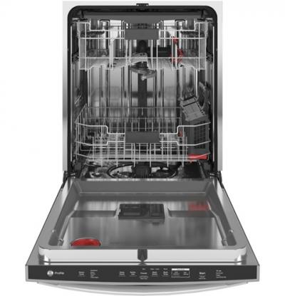 24" GE Profile Built-In Tall Tub Dishwasher with Stainless Steel Tub - PDT785SYNFS