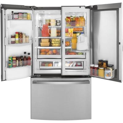 36" GE Profile 22.1 Cu. Ft. Counter-Depth French-Door Refrigerator - PYD22KYNFS