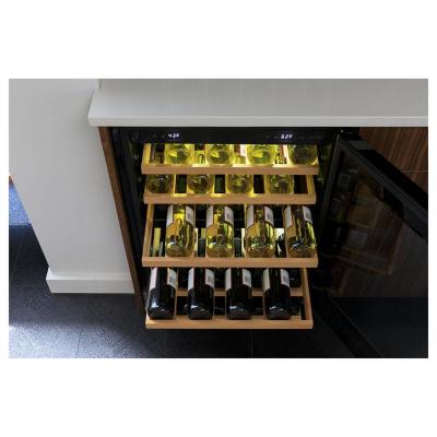 24" GE Profile 4.8 Cu. Ft. Wine Cooler with 44 Bottle Capacity in Stainless Steel - PWS06DSPSS