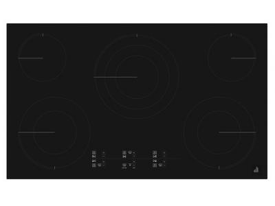 36" Jenn-Air Electric Cooktop with Glass-Touch Electronic Controls - JEC4536HB